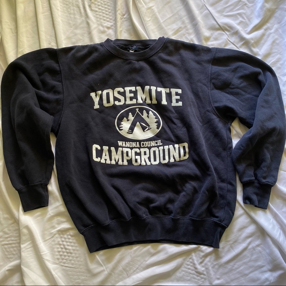 Navy Brandy Melville/John Galt Yosemite Park Crewneck